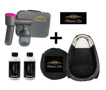 Compleet met tent cordless natural tan roze