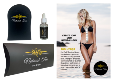 Nt tanning drops handschoen